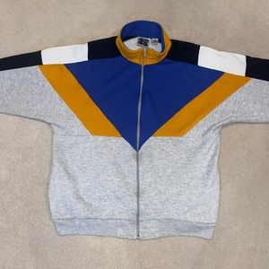 Colorblock Light Jacket Full Front Zip